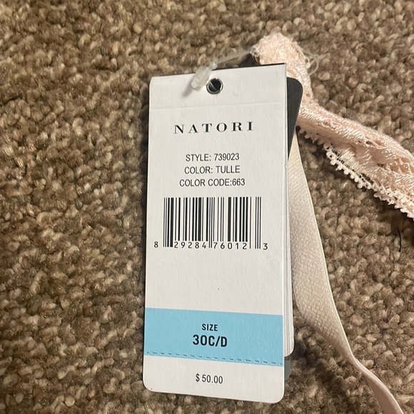 Peach Lingerie Top/Bandeau. NWT - Picture 3 of 3